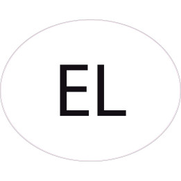 logotipo de groland etiqueta engomada de la etiqueta engomada adhesiva GRD