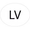 Lettonie Latvia Latvijas LV vignette pays autocollant EU Europe ovale code pays voiture auto sticker logo83