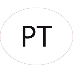 logotipo de groland etiqueta engomada de la etiqueta engomada adhesiva GRD