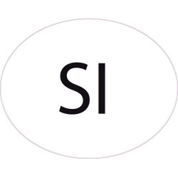 logotipo de groland etiqueta engomada de la etiqueta engomada adhesiva GRD