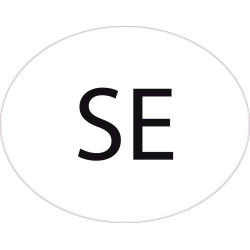 logotipo de groland etiqueta engomada de la etiqueta engomada adhesiva GRD