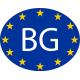 logotipo de groland etiqueta engomada de la etiqueta engomada adhesiva GRD