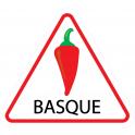 Piment d'Espelette Pays Basque triangle attention autocollant adhésif sticker logo15