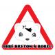 Bébé à bord Bretagne Hermine symbole breton auto voiture autocollant adhésif sticker logo55