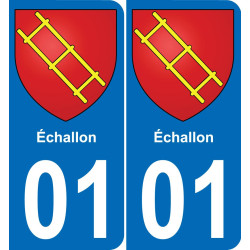 01 Échallon stemma adesivo piastra adesivi città