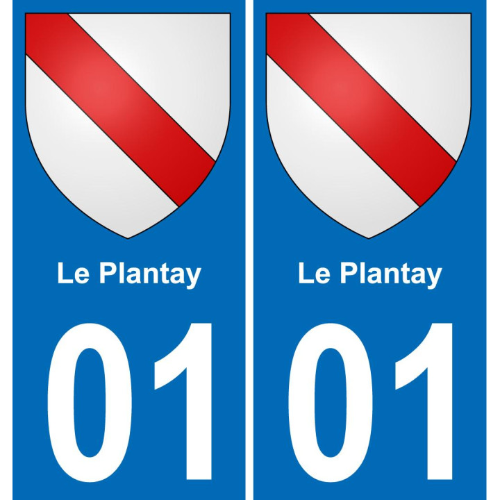01 Le Plantay wappen aufkleber typenschild aufkleber stadt