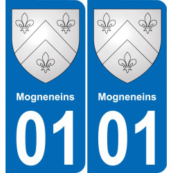 01 Mogneneins stemma adesivo piastra adesivi città