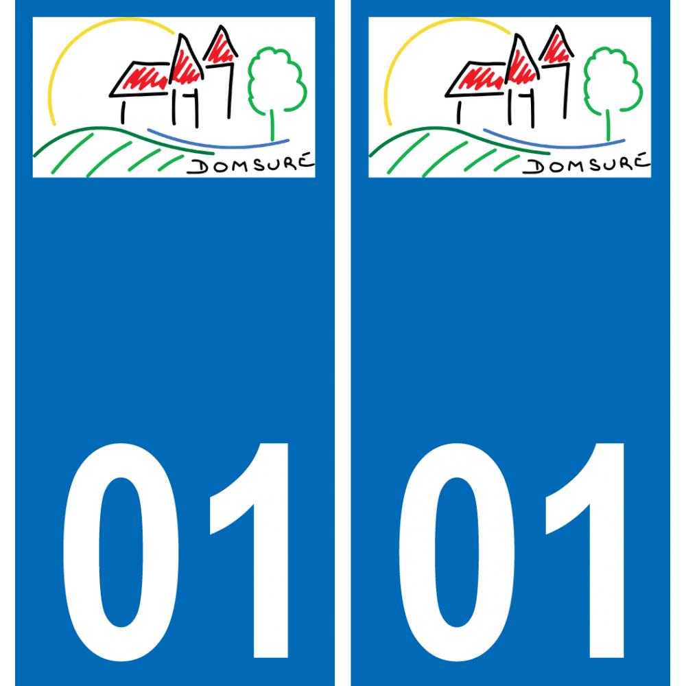 01 Domsure stemma adesivo piastra adesivi città