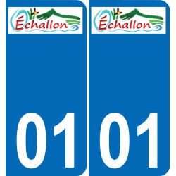 01 Échallon stemma adesivo piastra adesivi città