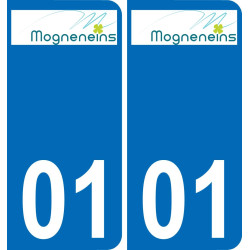 01 Mogneneins stemma adesivo piastra adesivi città