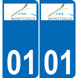 01 Montceaux stemma adesivo piastra adesivi città