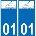 01 Montceaux stemma adesivo piastra adesivi città