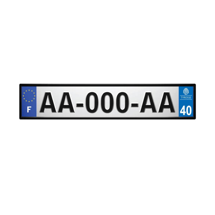66 Cerdanya sticker sticker plate