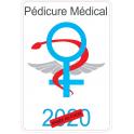 Caduceus pflegeassistentin sticker aufkleber