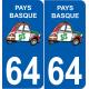 66 Cerdanya sticker sticker plate