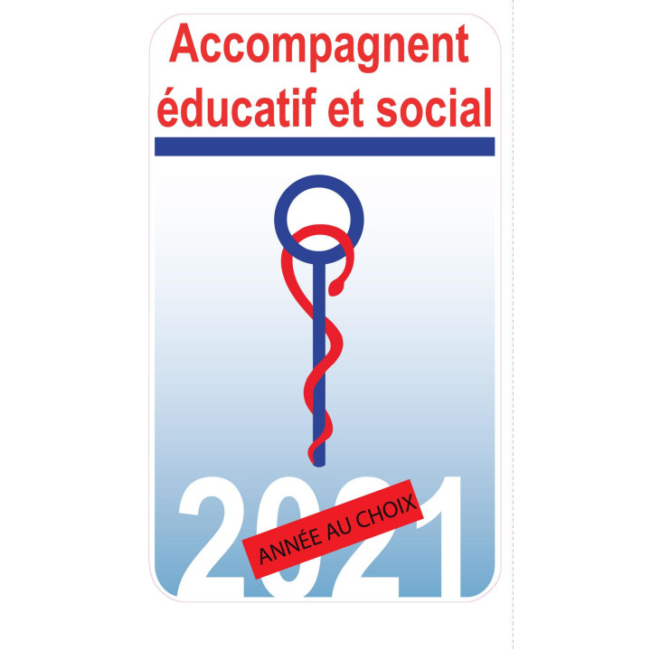 Caduceus health Care Aide sticker sticker