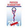 Caducée Praticien en magnétisme date au choix sticker autocollant