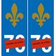 66 Cerdanya sticker adesivo piastra