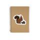 Ecureuil animaux pomme de pin cône de pin forêt autocollant adhésif sticker