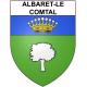 Stickers coat of arms Albaret-le-Comtal adhesive sticker