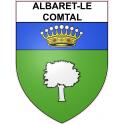Adesivi stemma Albaret-le-Comtal adesivo