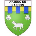 Adesivi stemma Arzenc-de-Randon adesivo