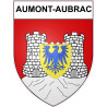 Stickers coat of arms Aumont-Aubrac adhesive sticker
