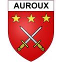 Stickers coat of arms Auroux adhesive sticker