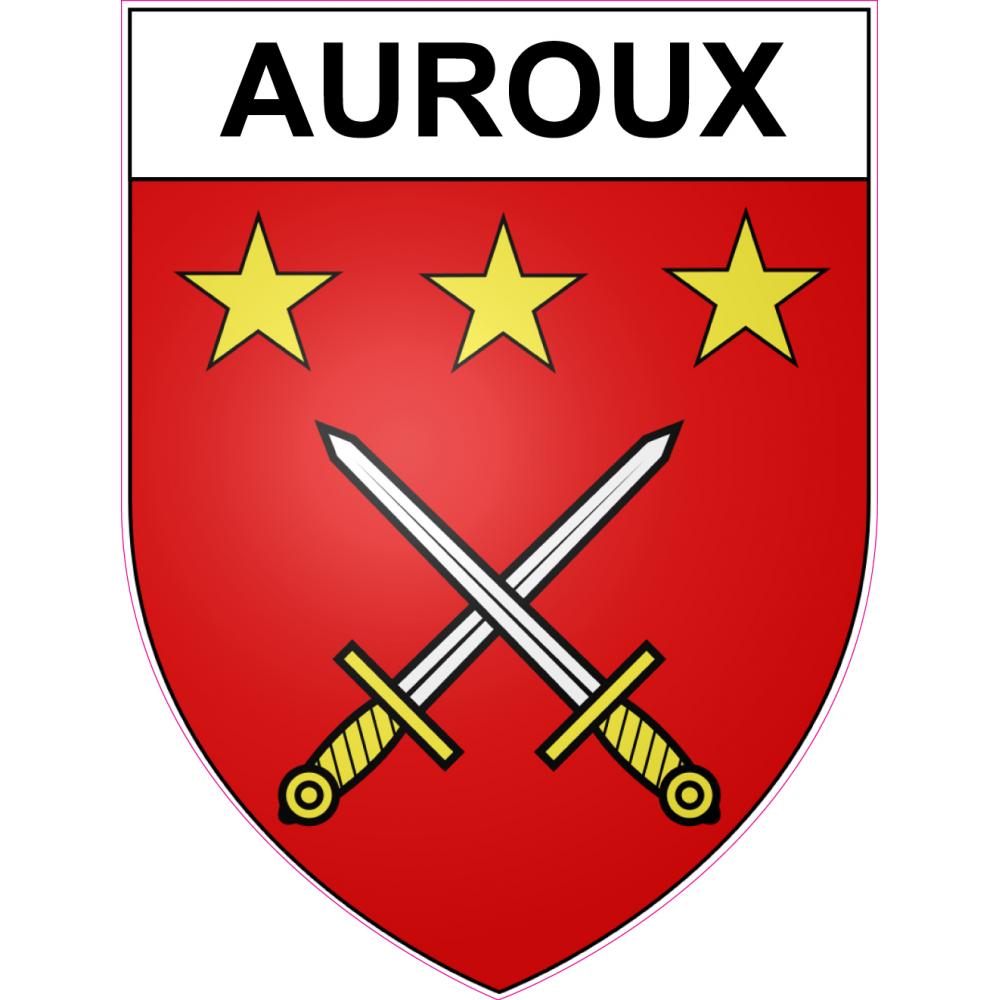 Stickers coat of arms Auroux adhesive sticker