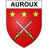 Auroux Sticker wappen, gelsenkirchen, augsburg, klebender aufkleber