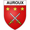 Pegatinas escudo de armas de Auroux adhesivo de la etiqueta engomada