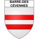 Pegatinas escudo de armas de Barre-des-Cévennes adhesivo de la etiqueta engomada