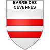 Adesivi stemma Barre-des-Cévennes adesivo