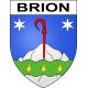 Brion 48 ville sticker blason écusson autocollant adhésif