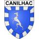 Canilhac 48 ville sticker blason écusson autocollant adhésif
