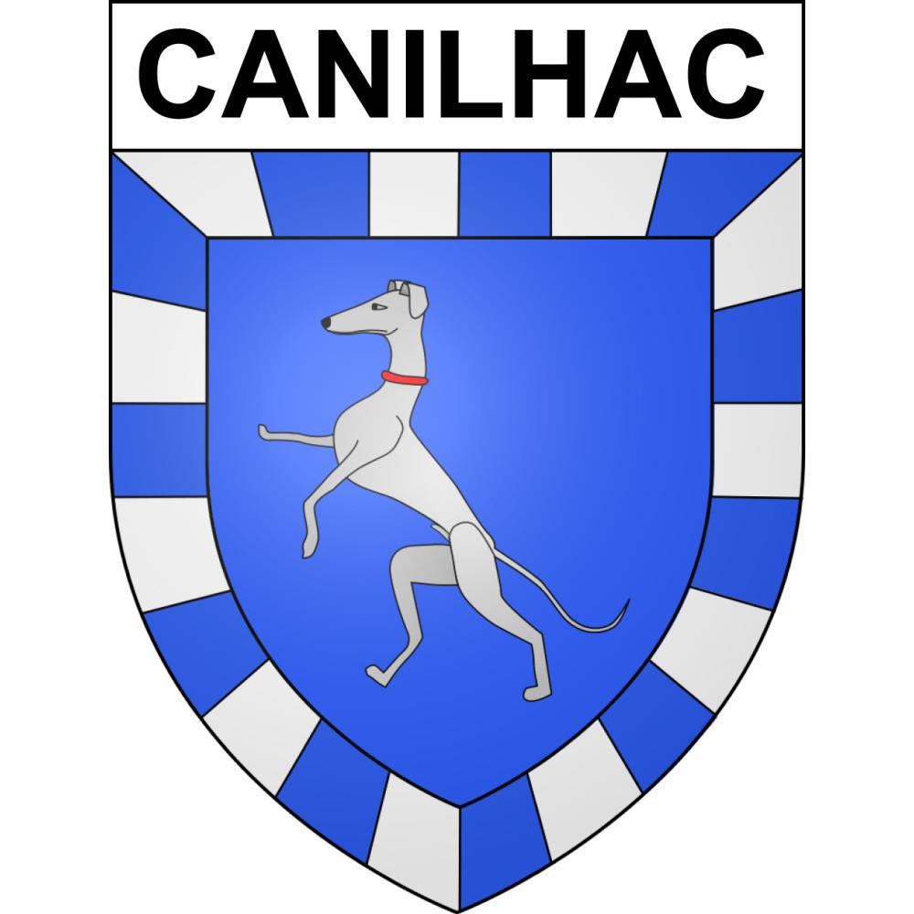 Canilhac Sticker wappen, gelsenkirchen, augsburg, klebender aufkleber