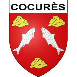 Cocurès Sticker wappen, gelsenkirchen, augsburg, klebender aufkleber