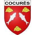 Cocurès 48 ville sticker blason écusson autocollant adhésif