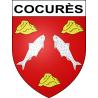 Stickers coat of arms Cocurès adhesive sticker