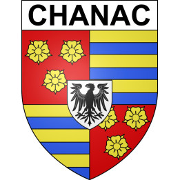 Chanac Sticker wappen, gelsenkirchen, augsburg, klebender aufkleber