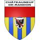 Stickers coat of arms Châteauneuf-de-Randon adhesive sticker