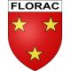 Adesivi stemma Florac adesivo