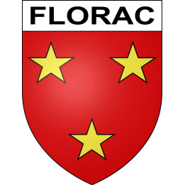 Florac Sticker wappen, gelsenkirchen, augsburg, klebender aufkleber