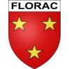 Florac Sticker wappen, gelsenkirchen, augsburg, klebender aufkleber