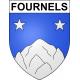 Fournels 48 ville sticker blason écusson autocollant adhésif