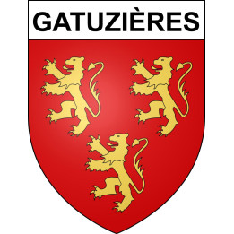 Gatuzières Sticker wappen, gelsenkirchen, augsburg, klebender aufkleber