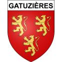 Adesivi stemma Gatuzières adesivo