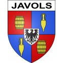 Stickers coat of arms Javols adhesive sticker