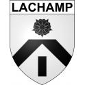 Stickers coat of arms Lachamp adhesive sticker