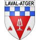 Laval-Atger 48 ville sticker blason écusson autocollant adhésif